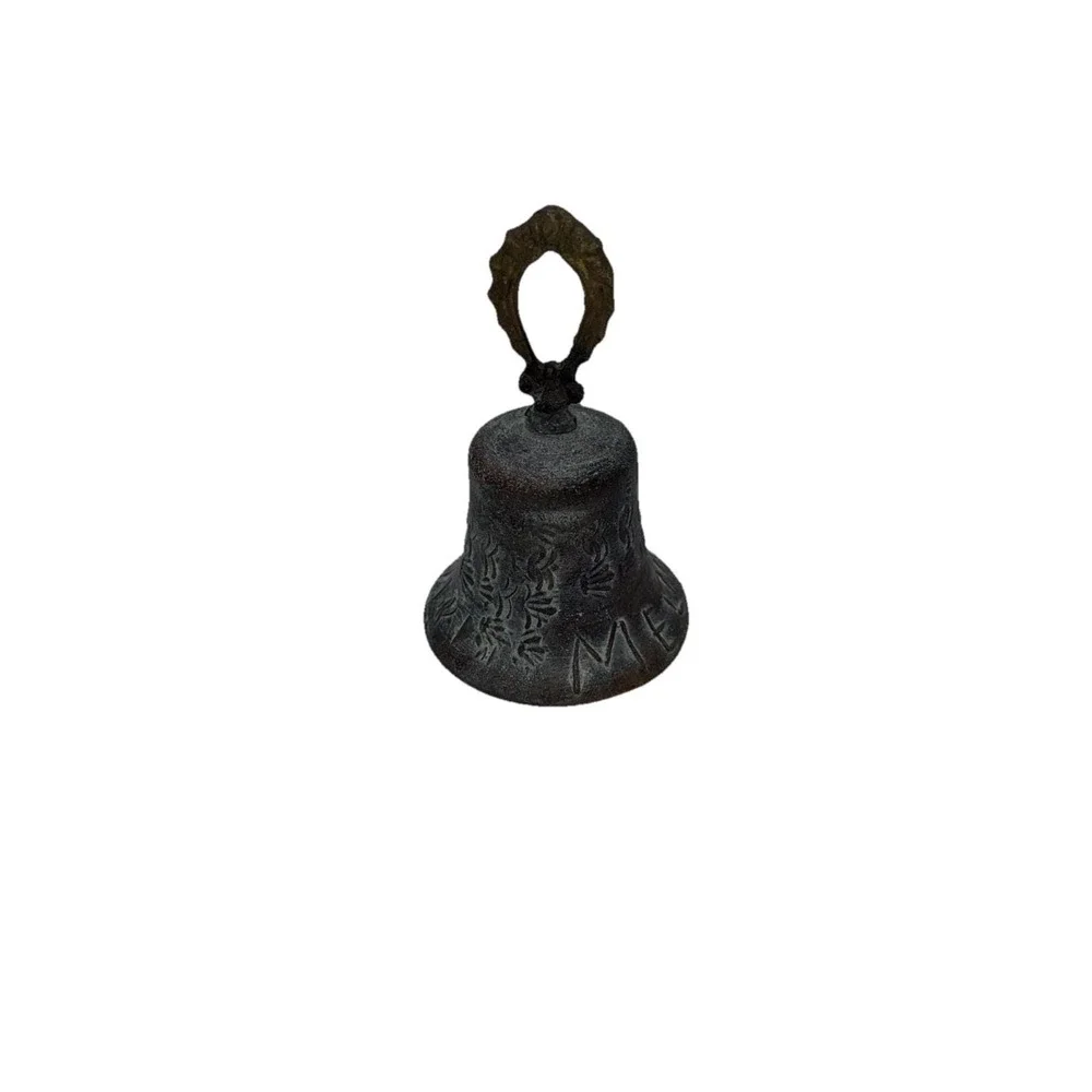 Antique Bronze Spanish Mexico‎ Brass Mission Heavy Church Single Bell 6